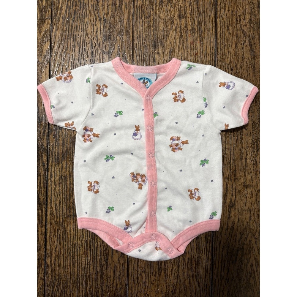Vintage 2002 Peter rabbit infant one piece 3/6 months